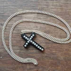 Antique cross necklace